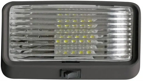 BLACK LED PORCHLIGHT SQUARE 52728