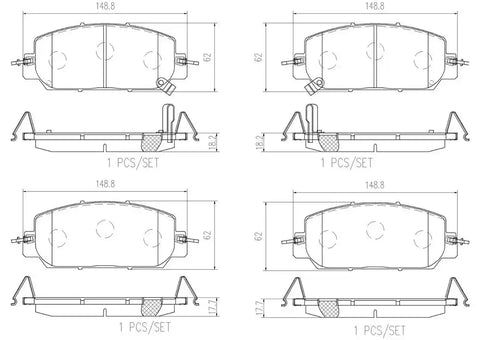 DISC BRAKE PAD SET