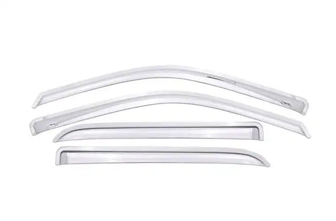 Auto Ventshade (AVS) 684109 - Ventvisor Deflector Chrome Outside Mount 4 pc Crew Cab