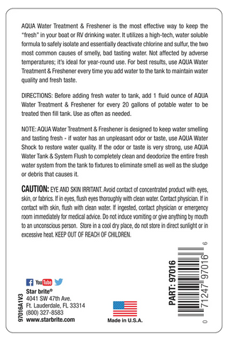 WATER TREATMENT AND FRESHENER 8 OZ.