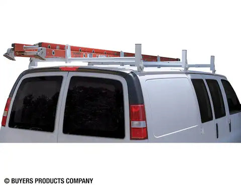 BUYERS 1501310 LADDER RACK STL WHTE VAN GUTTER MNT