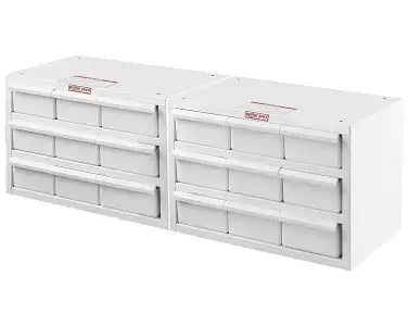 PARTS CABINET 18 BIN 32 IN X 12 IN