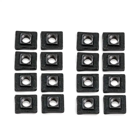 KUAT INNOVAT AIXTNTK IBEX T-NUT KIT - PACK OF 16 - BLACK