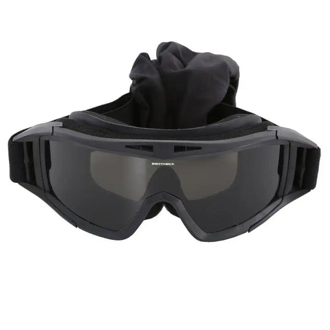 Smittybilt 1504 - Protective Goggles With Bag Clear / Smoke Amber Lens