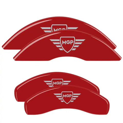 SET OF 4 CALIPER COVERS  ENGRAVED F