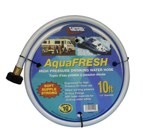 WTR. HOSE 1/2' X 10' WHT.