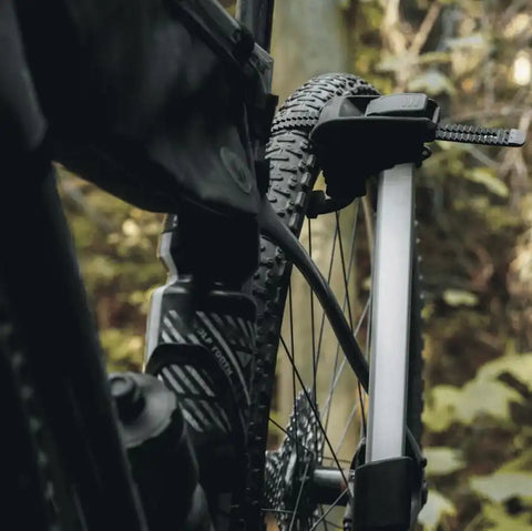 Thule 903210 Bike Rack Epos Fits 1-14 Inch and 2 Inch Receivers Hold 2 Bikes Up To 75 Pound Weight Capacity