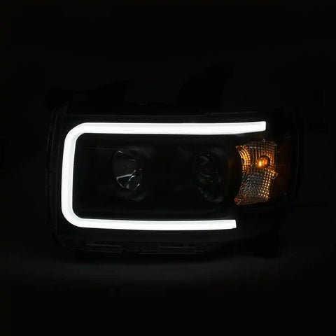 ANZO 111381 PROJECTOR HEADLIGHTS W/ PLANK STYLE
