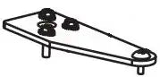 WESTLAND 11698-SSWT PIVOT HINGE  TOP