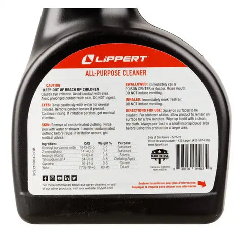 LIPPERT ALL PURPOSE CLEANER  CASE