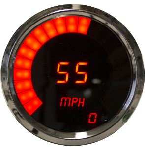 LED DIGITAL SPEEDO/TACH-GREEN-CH-KP
