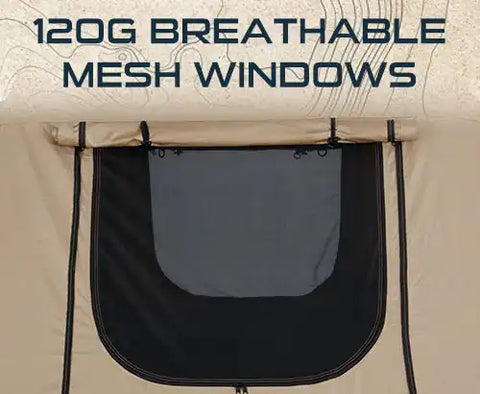 Overland Vehicle Systems 18119933 TMBK 3 ROOF TOP TENT - TAN BASE WIT