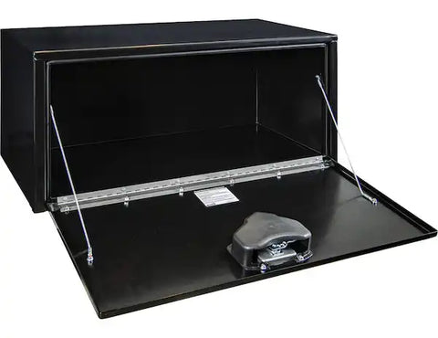 Buyers Products 1702305 Tool Box Underbody 1 Recessed Drop Door Smooth Gloss Bla