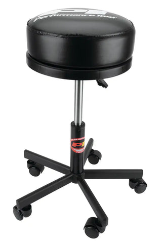 PNEUMATIC ROLLING SHOP STOOL