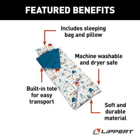 THOMAS PAYNE KIDS SLEEPING BAG W/ P