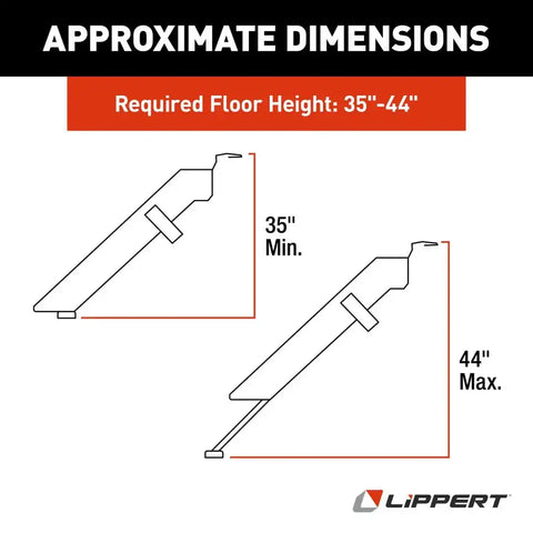 Lippert Components 791574 Entry Step SolidStep 26' GEN 3 QUAD STEP
