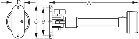 SEA DOG 400026-1 LED FOLD DOWN ALL AROUND LIGHT