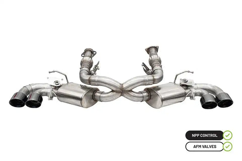 3.0' CAT-BACK 4 VALVE DUAL REAR EXI