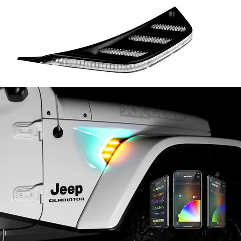 XK GLOW XK-VENT-RGB-KIT JEEP AIR VENT LIGHT