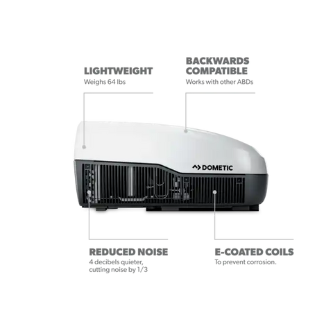 Dometic FJX3473MWHAS -FRESHJETX 13.5K-MECH VAL WHT