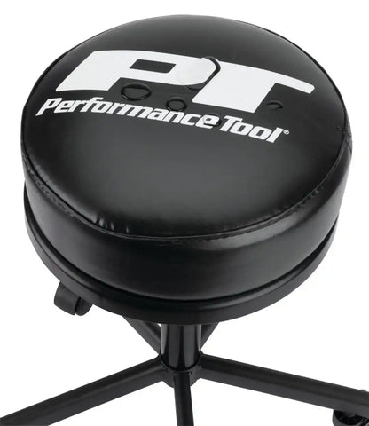 PNEUMATIC ROLLING SHOP STOOL