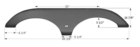 ICON 12028 FENDER SKIRT TANDEM