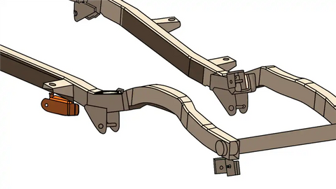 KENTROL RB4021R FRAME REPAIR FOR CONTROL ARM BRACKE