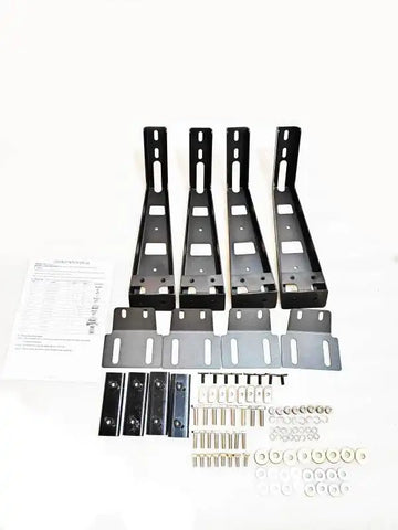 Black Horse Offroad WHPRB401 Bed Cargo Rack Spike 660 Pound Capacity Elevated 12 I