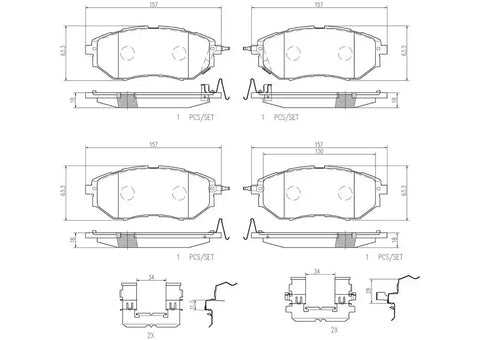 DISC BRAKE PAD SET