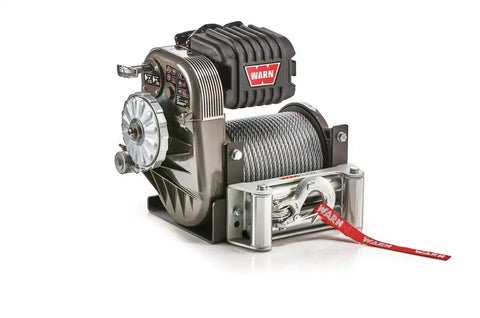 Warn 38631 - 12 Volt 9000 LB Cap 150 Ft Wire Rope Roller Fairlead
