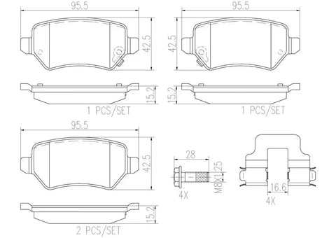 DISC BRAKE PAD SET