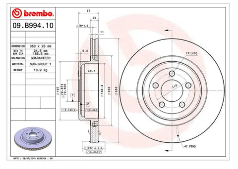 DISC BRAKE ROTOR