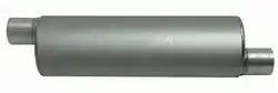 Gibson Performance Exhaust 421887 SFT Superflow Offset/Offset Round Muffler Stainless