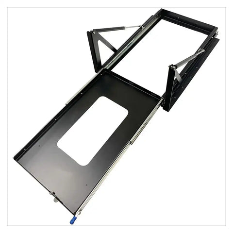 REFRIGERATOR TRAY WITH SLIDE AND TI
