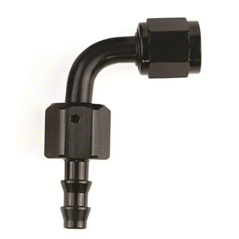 SPEEDFX 520690BK -6AN X 90  BLK PUSH-ON HOSE END