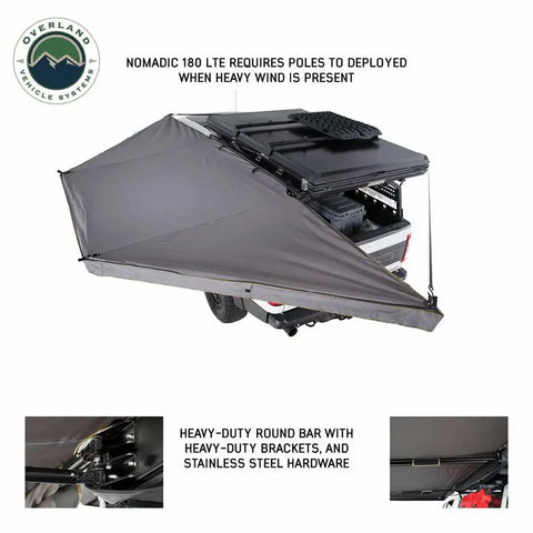 OVERLAND VCL 19619917 NOMADIC 180 LTE AWNING BRACKETS W