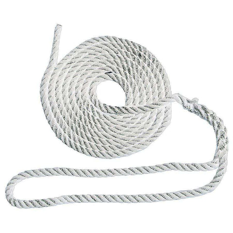 T-H MARINE BE-CO-52821-DP DOCK LINE 3/8' X 25' 3-STRAND NYLON