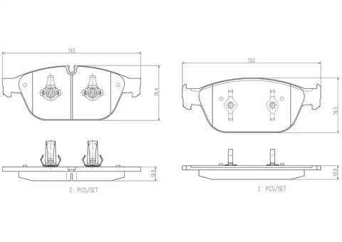 DISC BRAKE PAD SET