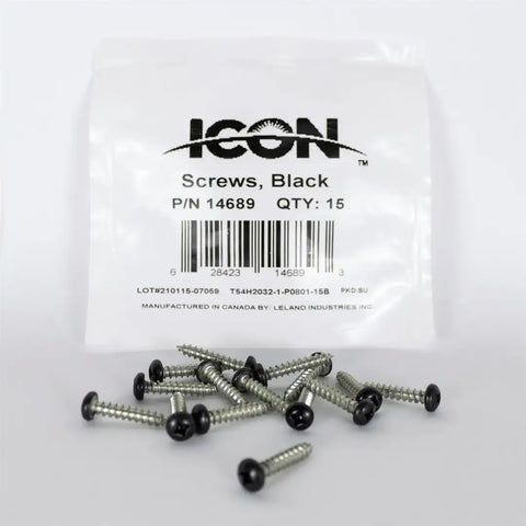 ICON 14689 SCREWS QTY 15 PAINTED FENDER INS