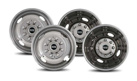 PACIFIC DUAL 39-1608 2F &2R LUG WHL SKINS 16'