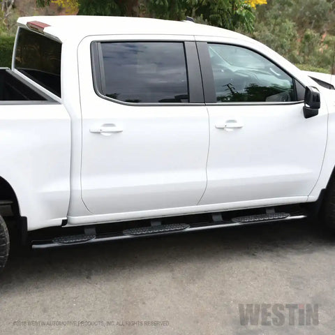 Westin 21-534340 - PRO TRAXX 5 Oval Wheel to Nerf Step Bars Stainless Steel w/Mount Kit Crew Cab
