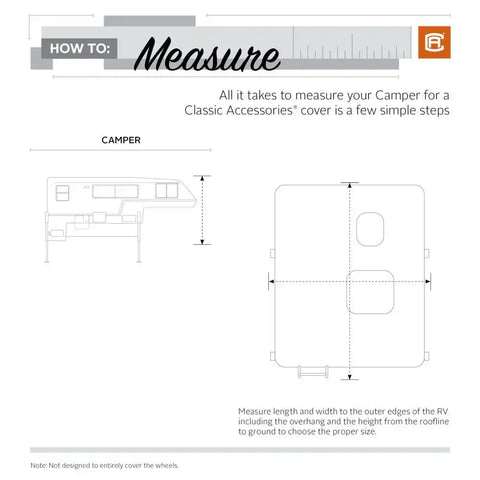 CLASSIC ACC 80-037-153101-00 PP3 CAMPER COVER 10-12'