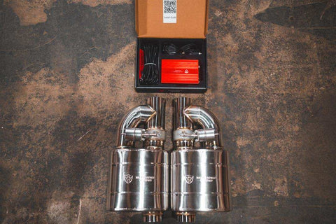 VALVETRONIC UVM.76MM.X2 VALVED MUFFLER KIT 3IN DUAL