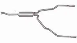 Gibson Performance Exhaust 5548 Cat-Back Dual Split System Aluminized