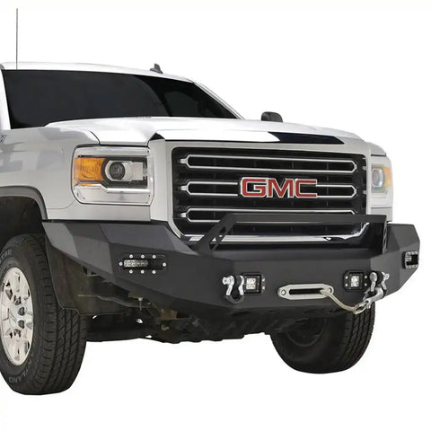 Paramount Automotive 57-0504 - 15-19 GMC Sierra 2500 LED Front Winch Bumper
