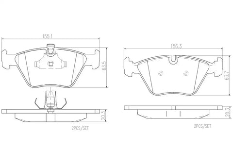 DISC BRAKE PAD SET