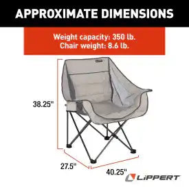 LIPPERT CAMPFIRE FOLDING CAMP CHAIR
