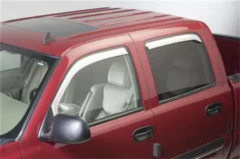 Putco 480139 - Element Chrome Window Visor In Channel 4 pc Short Crew