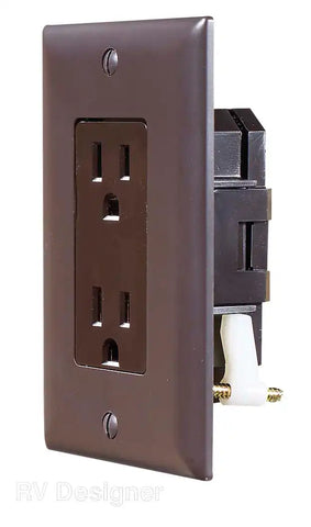 DUAL OUTLET W/COVER-PLATE