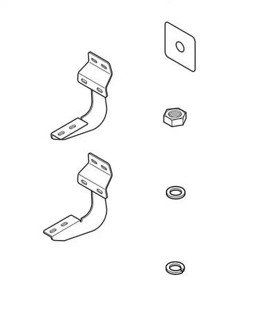 Raptor RB-0301-BK - Slide Track Bracket Kit